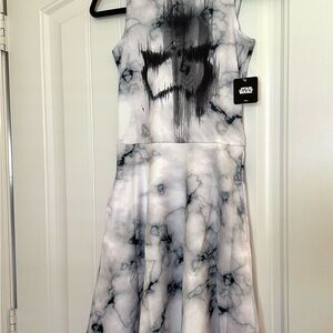 Star Wars Black and White Marble Dress Sz S